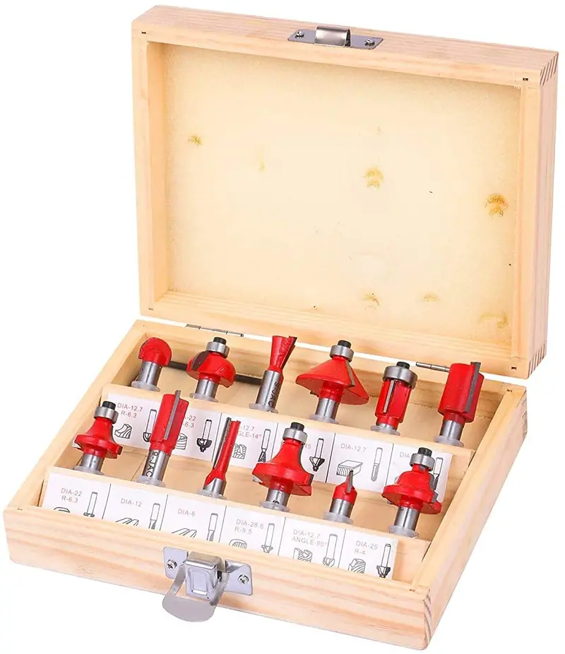 12-Piece Or 15-Piece Cnc Milling Cutter & Router Bit Set – Precision Carbide Cutting Tools For Wood/Metal 1