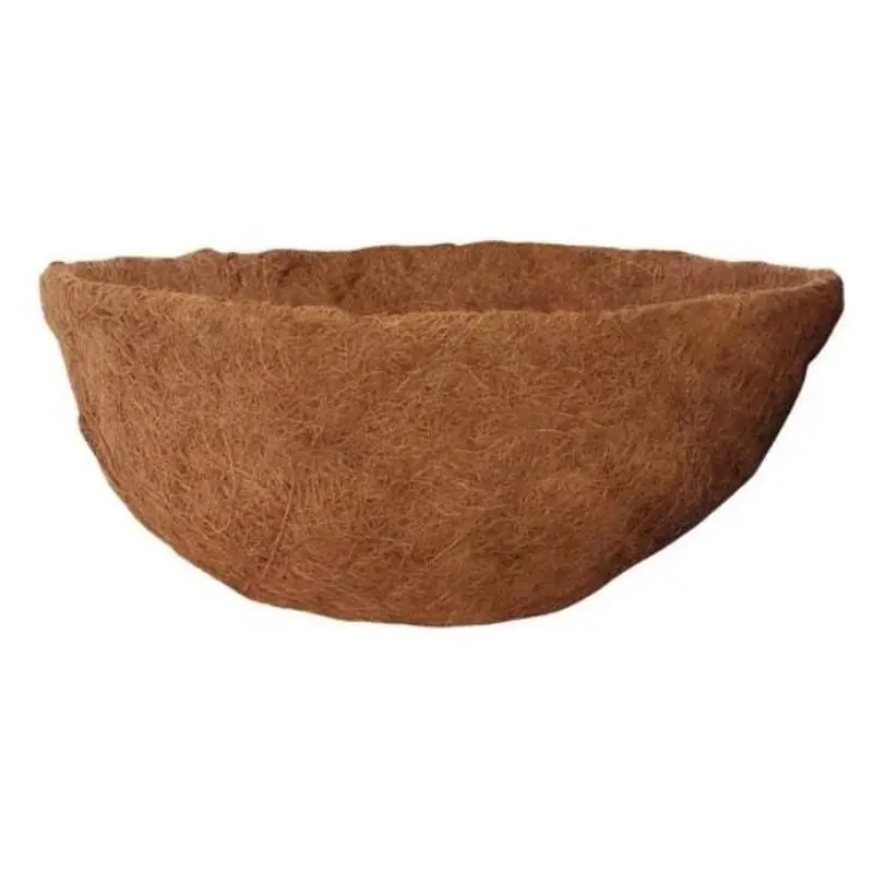 14-Inch Natural Coconut Fibre Hanging Basket Liner – Biodegradable Coco Mould Insert 1
