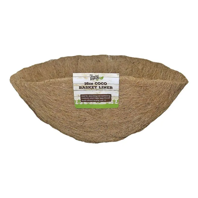 16-Inch Coconut Fibre Hanging Basket Liner – Eco-Friendly Molded Design 1