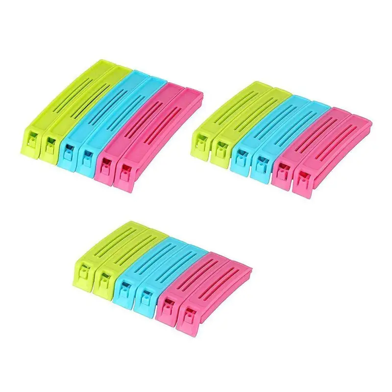 18-Piece Reusable Food Bag Clips – Colorful Snack Sealer Set For Kitchen, Camping & Pantry Use 1