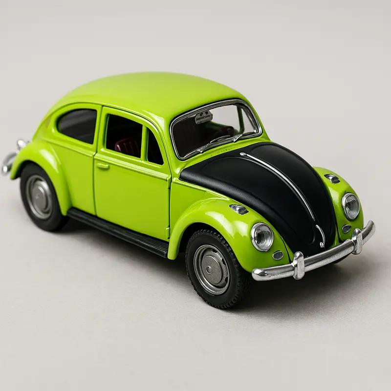 1967 Volkswagen Beetle Die-Cast Model – 1:32 Scale Inertia-Powered Vintage Toy Car 1