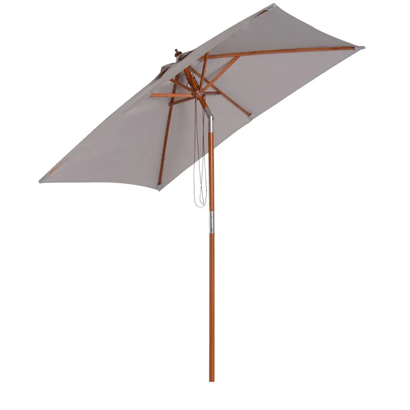 2 M X 1.5 M Adjustable Garden Parasol – Tilting Sunshade Canopy For Patio Use 1