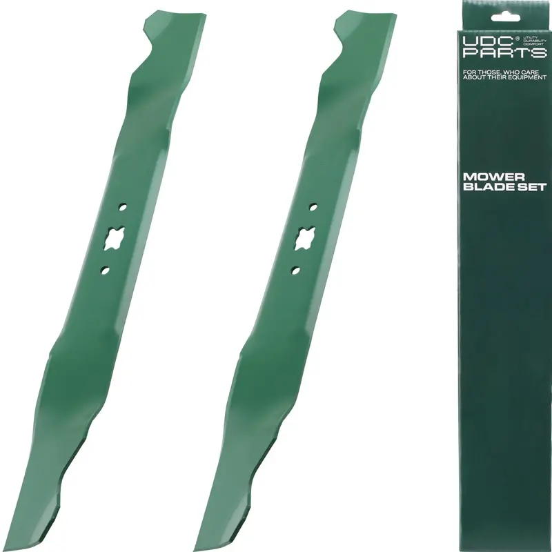 21-Inch Mulching Mower Blades – Compatible With Troy-Bilt Tb130/Tb240, Craftsman M230/M250, Cub Cadet, And Yard Machines (2-Pack) 1