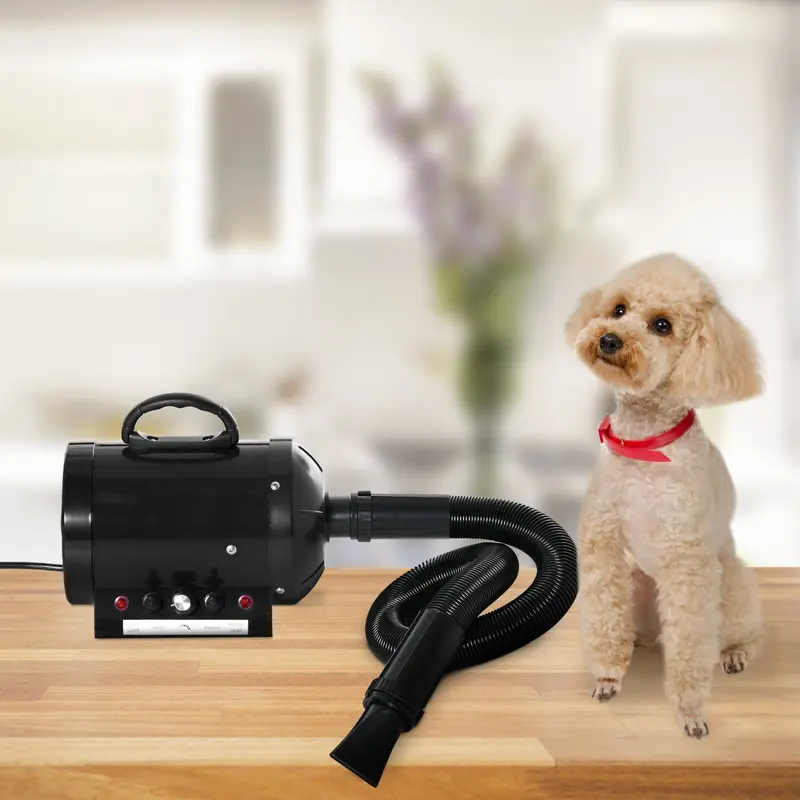 2800W Pet Grooming Hairdryer – Tri-Nozzle Dog & Cat Drying Heater 1