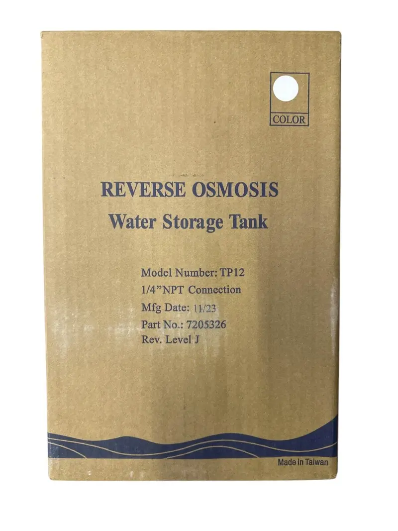 3.2-Gallon Reverse Osmosis Storage Tank – Model Tp12 1