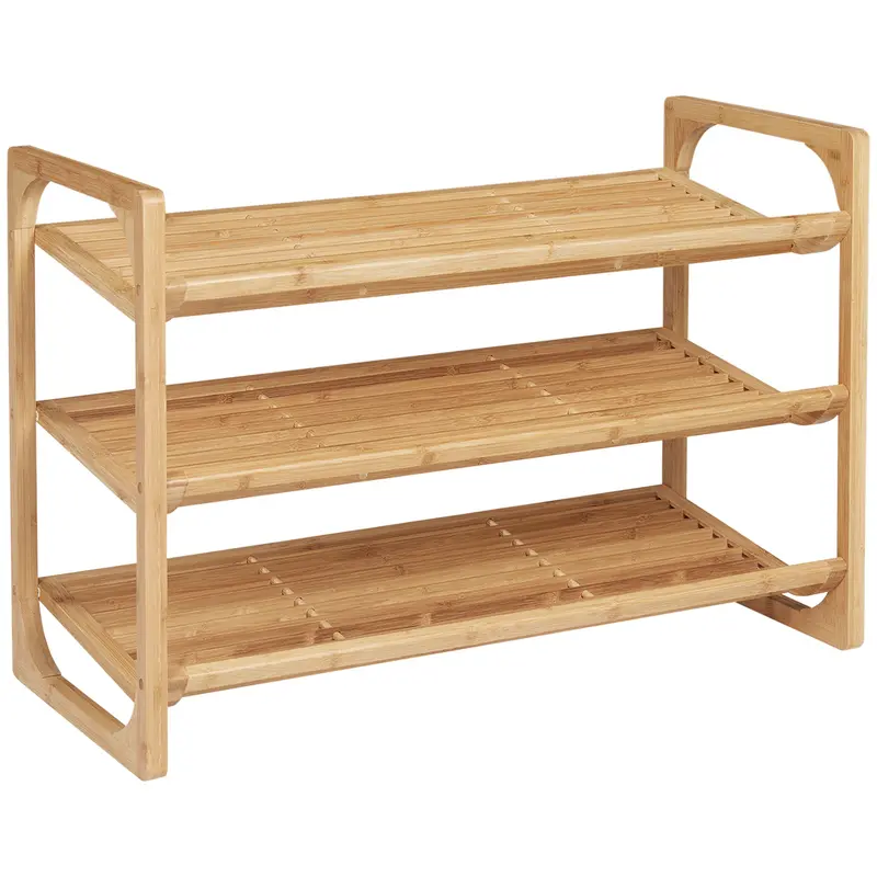 3-Tier Freestanding Shoe Storage Rack – Space-Saving Floor Stand For Entryway Or Closet 1