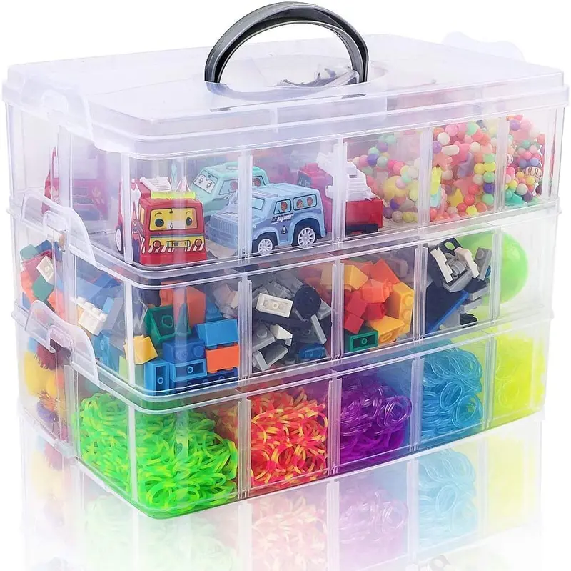 3-Tier Jewelry Organizer Box – Adjustable Earring Storage Case With 30 Dividers 2