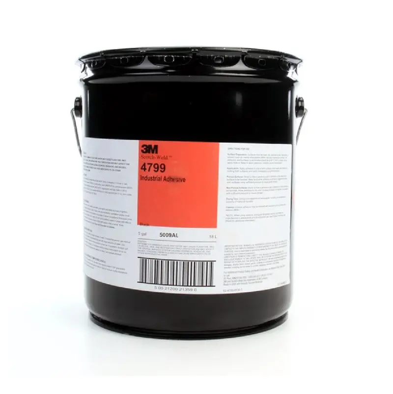 3M 4799 Black High-Strength Adhesive – 5-Gallon Pail (Part #021200-21359) 1