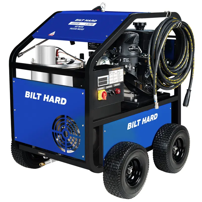 4000 Psi Hot Water Pressure Washer – 4 Gpm, Kohler Engine & Ar Triplex Pump With 5 Quick-Connect Nozzles 1
