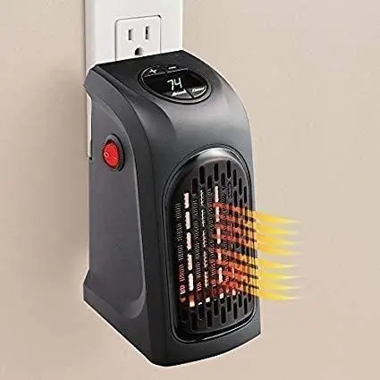 400W Plug-In Wall Outlet Heater – Slim Portable Air Warmer For Small Spaces 1