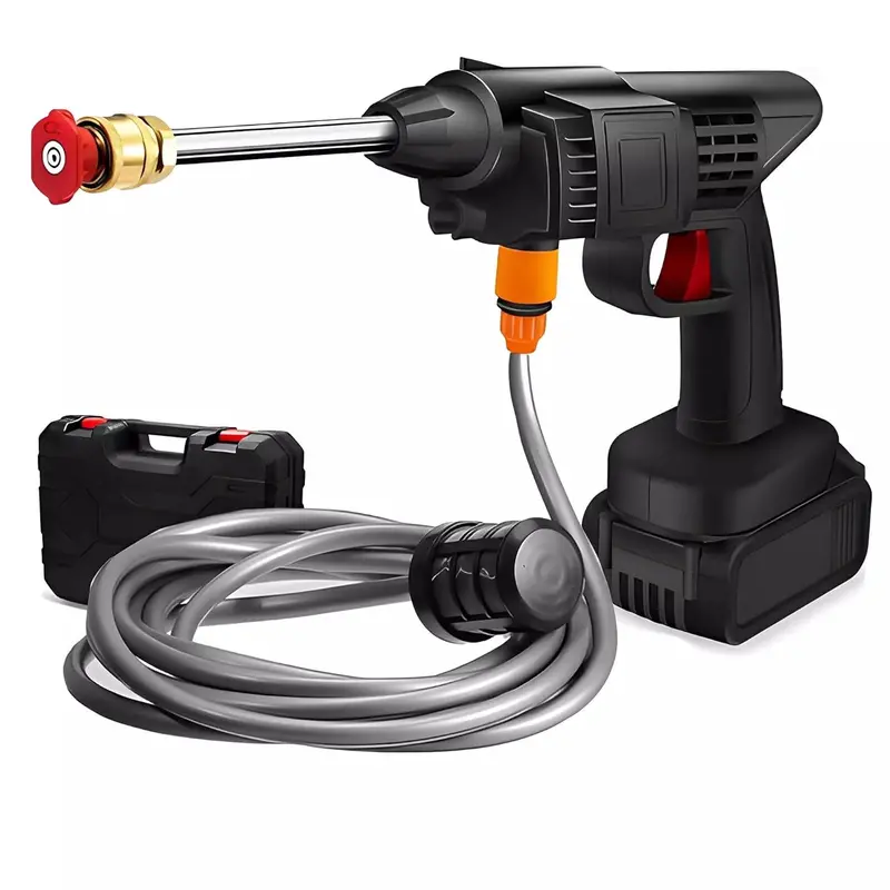 48V Cordless High-Pressure Water Gun – Rechargeable Spray Device For Effortless Car, Bike, And Patio Cleaning 2