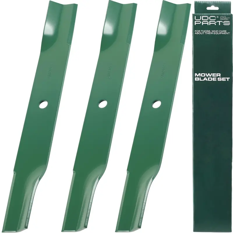 52-Inch High-Lift Mulching Blades — 3-Pack For Hustler Raptor, Mini Z, Fastrak, Sd, X-One, And Sport 1