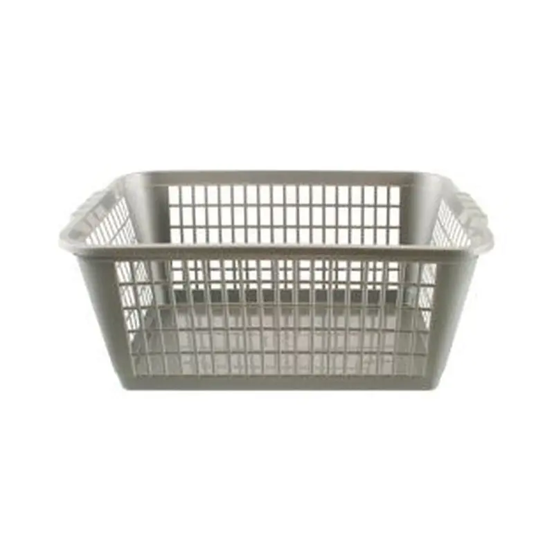 6.6-Litre Grey Plastic Storage Basket – Premier Brand 1