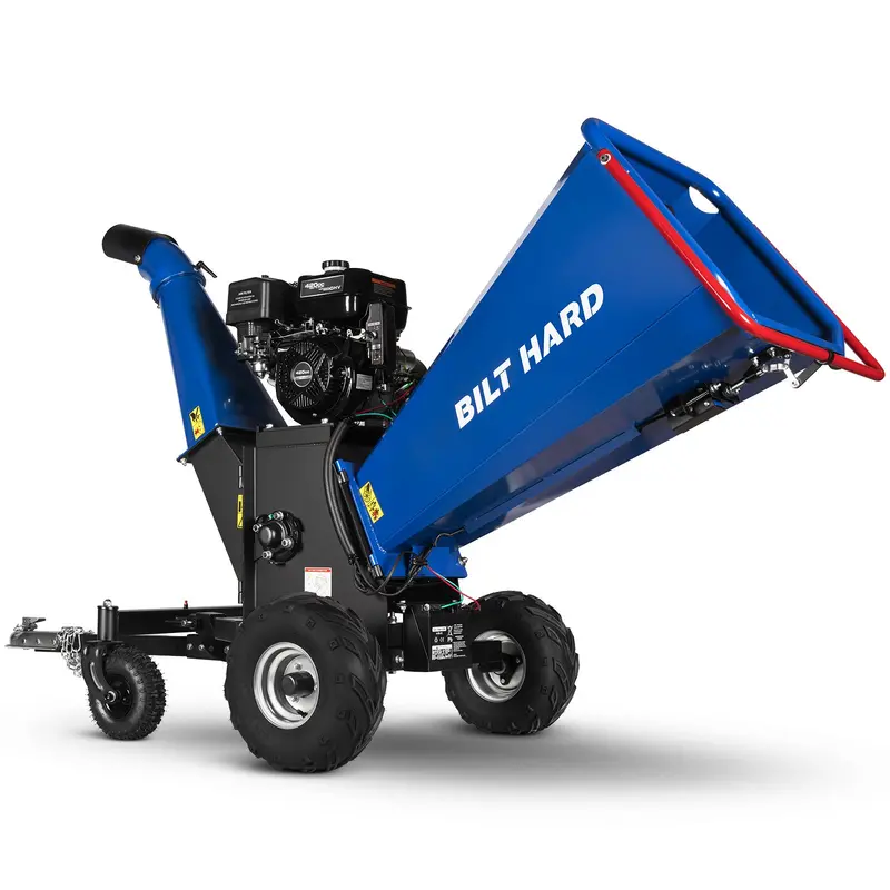 6-Inch Drum-Type Wood Chipper – 15Hp Ducar 420Cc Engine With Recoil & Electric Start 1