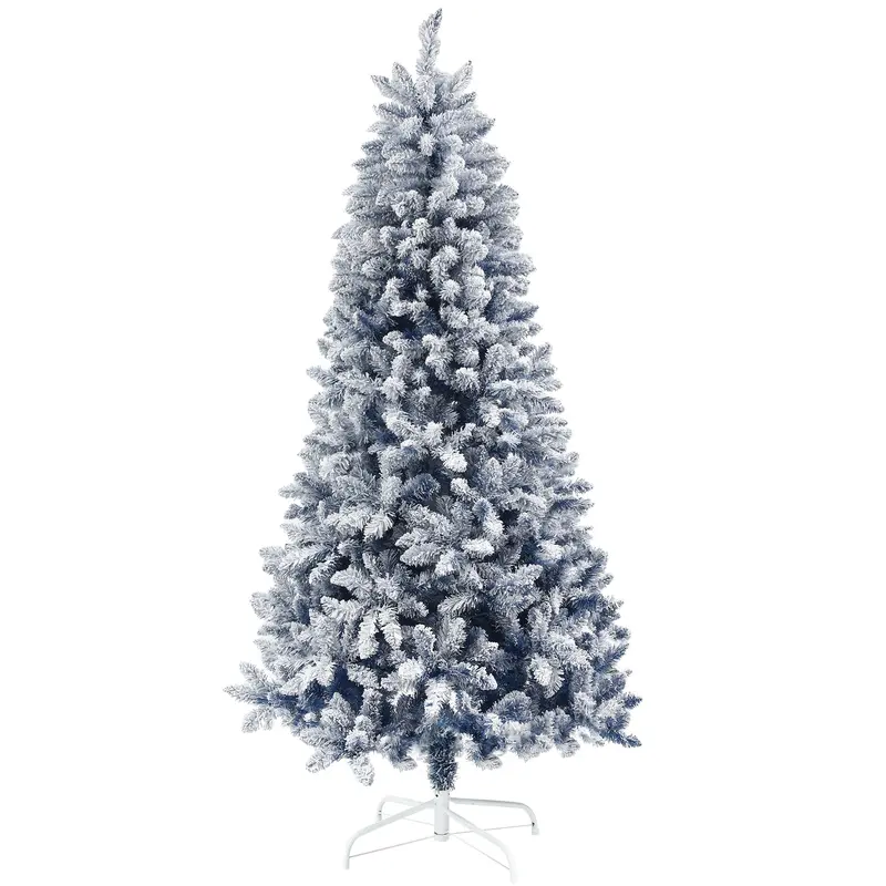 6Ft Frosted Artificial Christmas Tree – 700 Realistic Tips 1