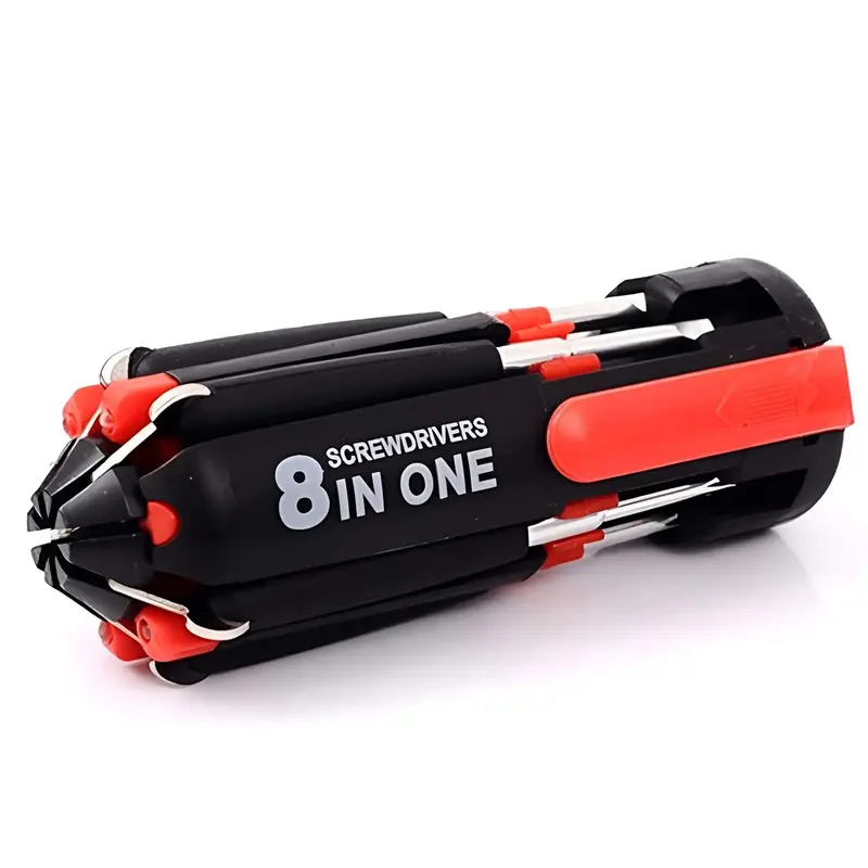 8-In-1 Precision Screwdriver Set With Built-In Led Torch – Compact Tool Kit – Uk-0183 1