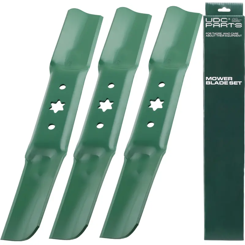 942-05052A Medium-Lift Mulching Blades (3-Pack) For 50" Cub Cadet Xt1/Xt2, Rzt50, L50, S50, Lx50, And Troy-Bilt Mustang Xp 1