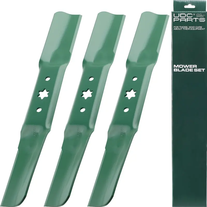 942-05056A 6-Point Star Mulching Blades (3-Pack) For 54" Cub Cadet Ultima, Rzt-L54, Z6900, Mustang Xt1/Xt2, And Troy-Bilt Z560/T310 1