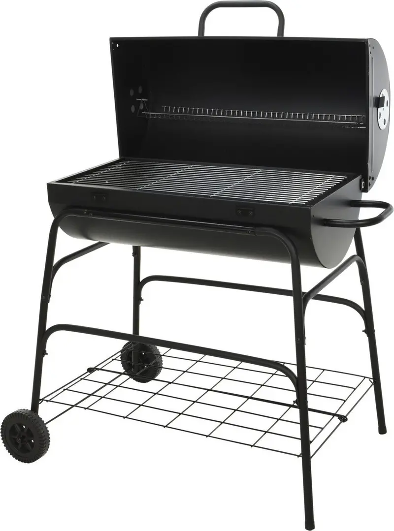 97Cm Charcoal Drum Bbq Grill – Heavy-Duty Steel Outdoor Barbecue By Bbq 1