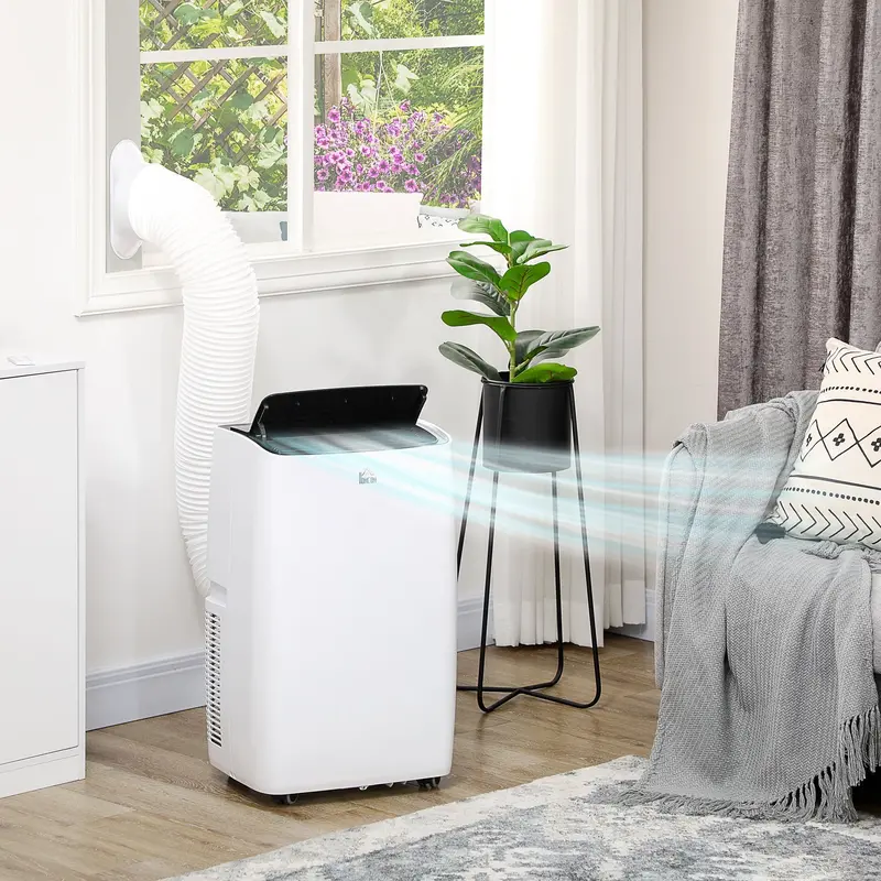 A-Rated 14,000 Btu Portable Dehumidifier – Energy-Efficient Moisture Remover With Remote & 24-Hour Timer 1