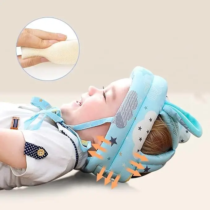 Adjustable Infant Head Protection Helmet – Lightweight Safety Cap For Crawling, Walking & Early Mobility Support 1