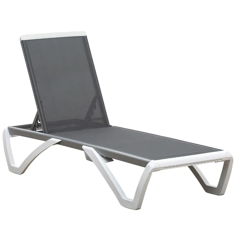 Adjustable Portable Chaise Lounge – Lightweight Outdoor Sun Lounger 1