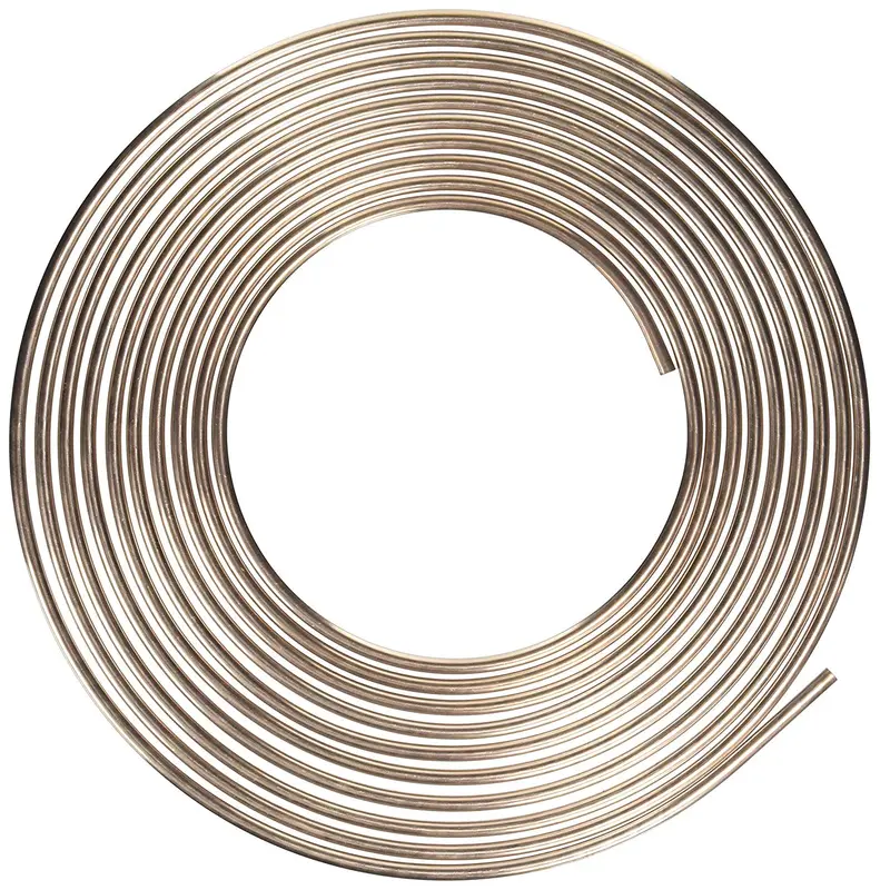 Ags Cnc-425 Nicopp Brake Line Tubing – 1/4" Diameter × 25-Foot Coil 1