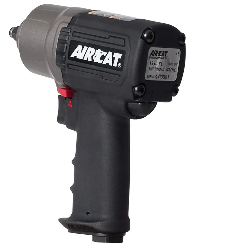 Aircat 1350-Xl 3/8" Air Impact Wrench With Adjustable Torque Switch 1