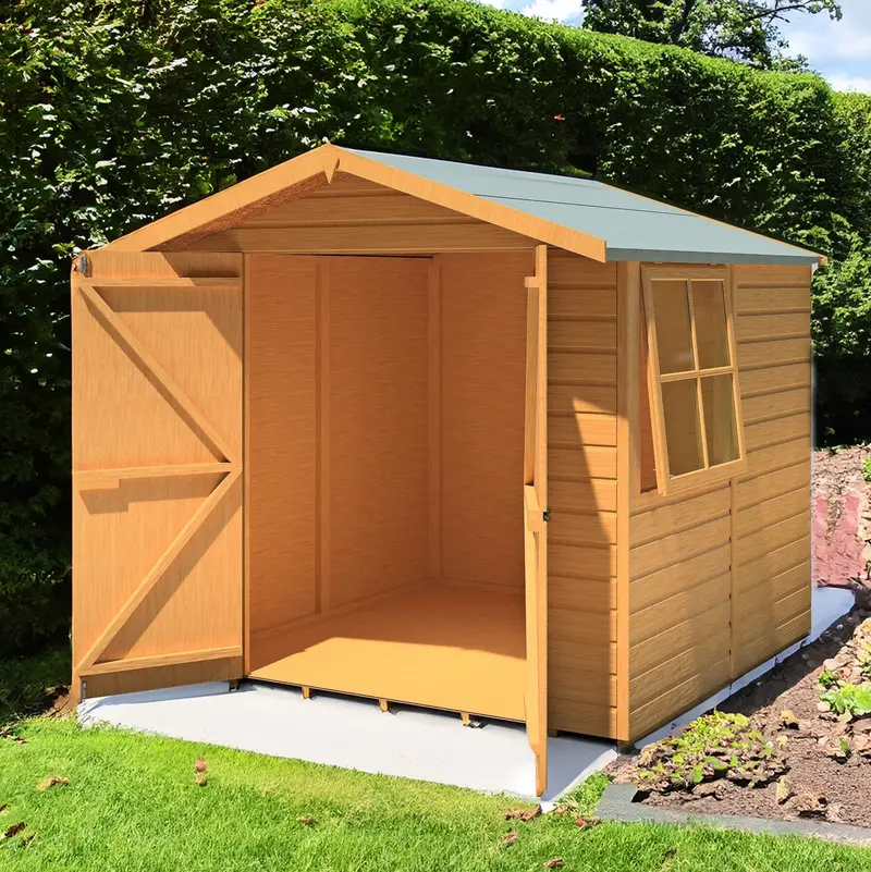 Alderney Premium Dip-Treated Shiplap Apex Shed – 6'2" X 6'8" 1