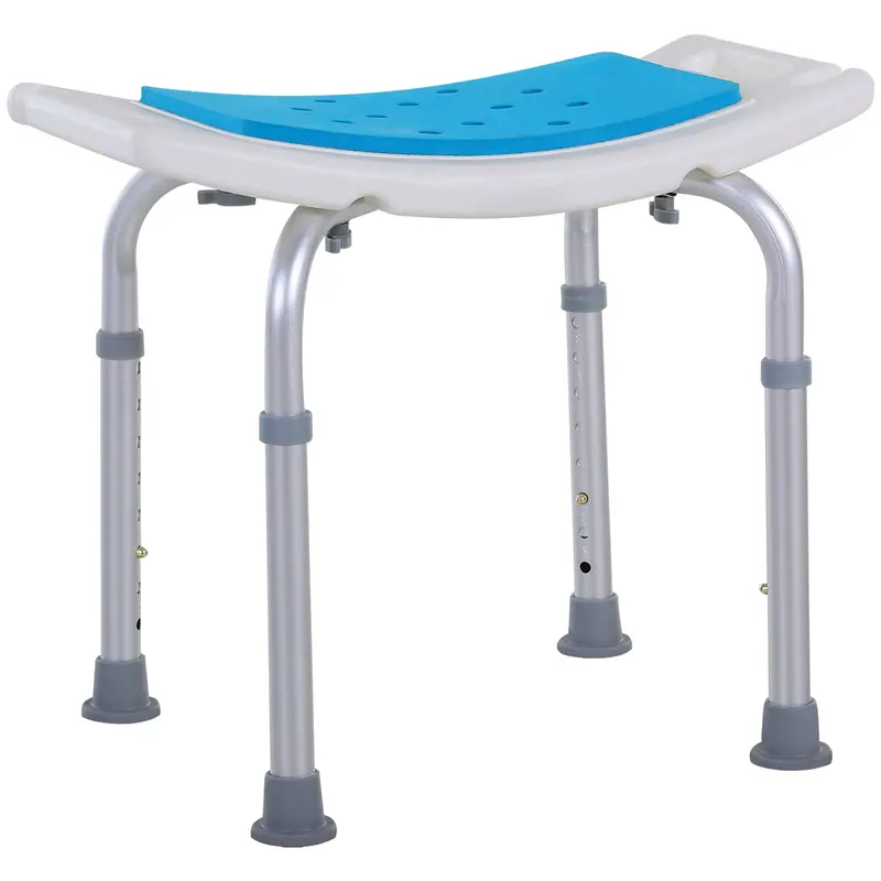 Aluminum Six-Tier Shower Stool – Lightweight, Non-Slip Bath Bench For Safety 1