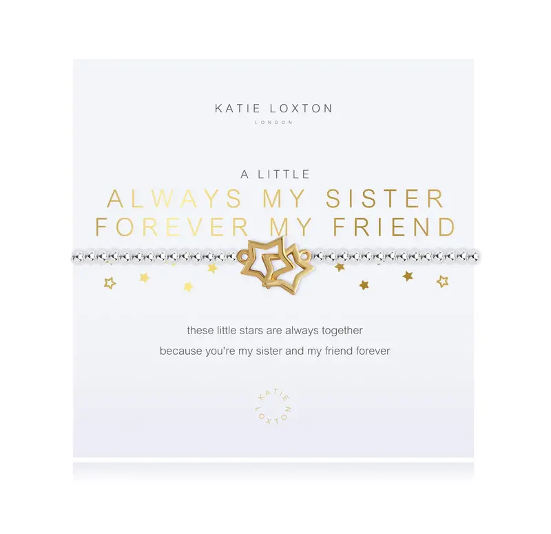 Always My Sister, Forever My Friend Sibling Bracelet 1