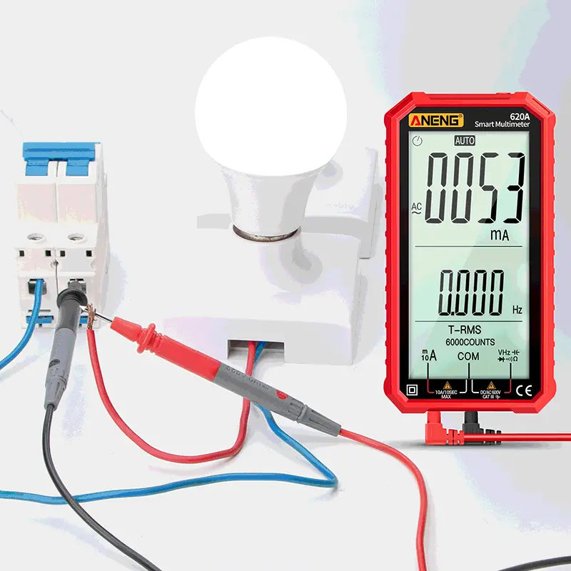 Aneng An620A Smart Digital Multimeter – 6000-Count True Rms Clamp Meter With Transistor, Capacitance & Temp Testing 1