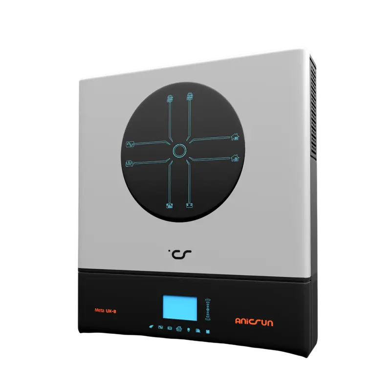 Anicsun Meta Ux 8Kw Off-Grid Inverter – Single-Phase, Wifi Connectivity, 2.8" Lcd, Parallel Operation Support 1