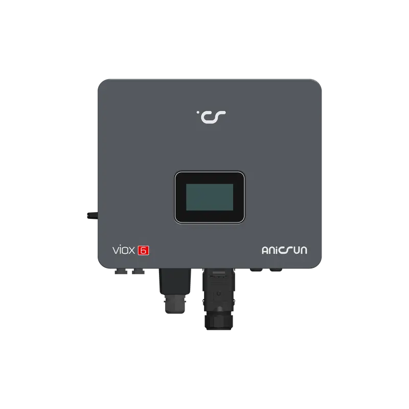 Anicsun Viox 8 8Kw Single-Phase Hybrid Inverter – Ip65 Rated, 550V Pv Input, Touch Lcd Interface 1