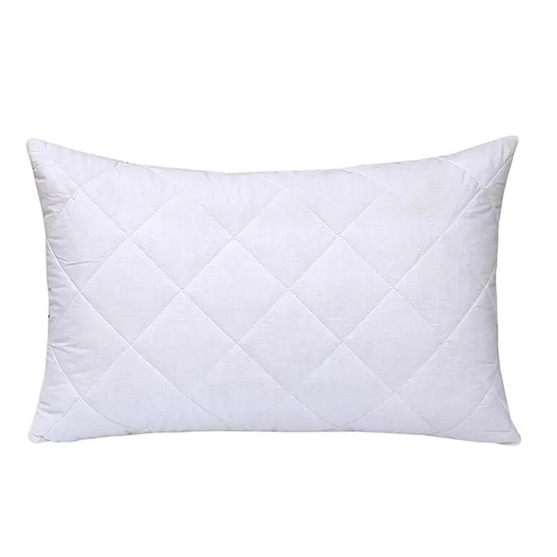 Anti-Allergy Quilted Pillow Protectors – Pack Of Two Hypoallergenic Bed Linen Covers 1