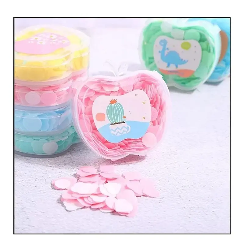 Apple-Shaped Travel-Friendly Paper Soap – Lightweight Hotel & On-The-Go Use – Uk-0178 1