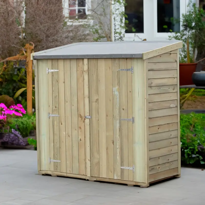 Ashworth Compact Apex Shed – 2'2" X 5'10" Premium Pressure-Treated Tongue & Groove 1