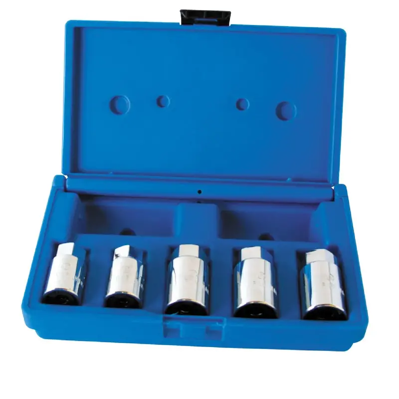 Assenmacher 202 Five-Piece Stud Extractor Set (1/4", 5/16", 3/8", 7/16", 1/2") 1