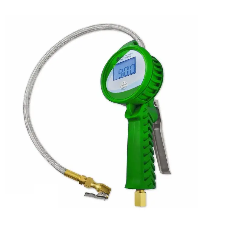 Astro Pneumatic 3018Gr Green Digital Tire Inflator With Stainless Steel Hose And Push-Lock Chuck 1