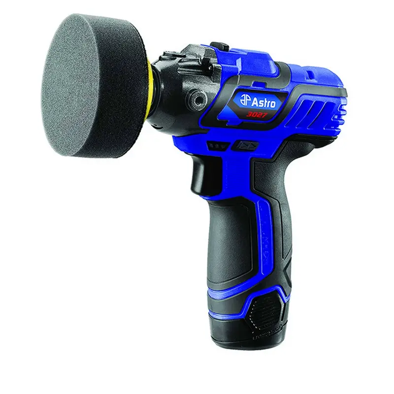 Astro Pneumatic 3027 12V Compact 3-Inch Cordless Polisher With Dual Batteries 1