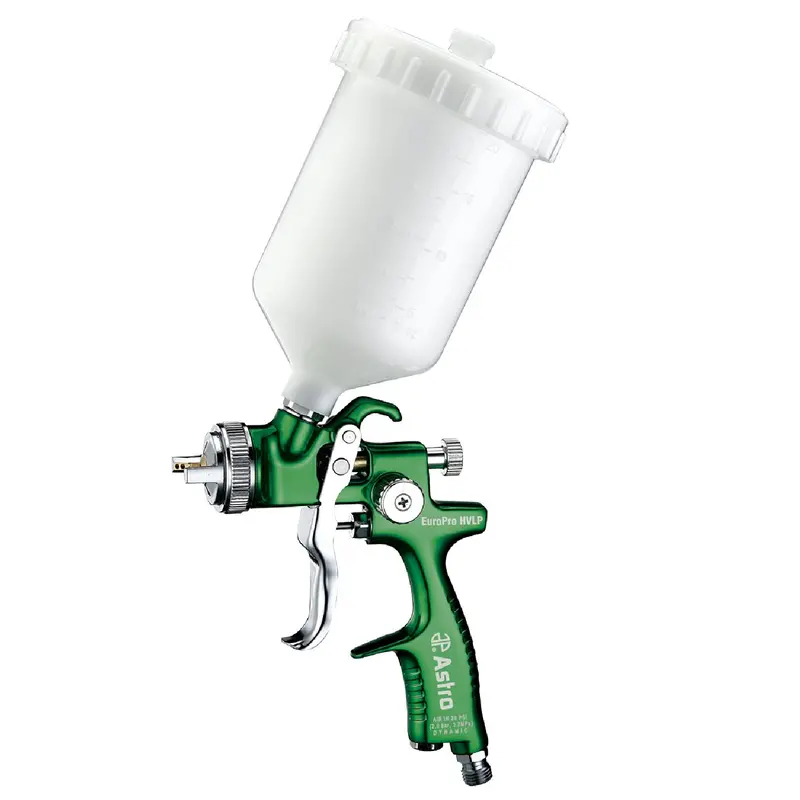 Astro Pneumatic Eurohv105 1.5Mm Hvlp Paint Spray Gun With Lightweight Plastic Cup 1