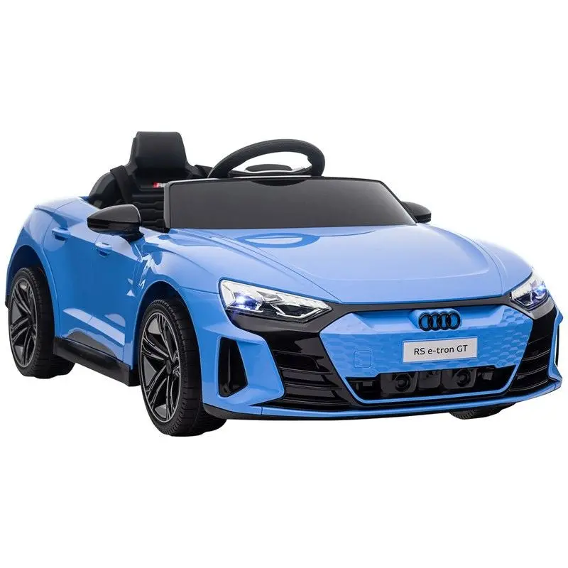 Audi-Licensed 12V Kids’ Electric Ride-On With Remote, Suspension, Lights, And Music – Blue 1