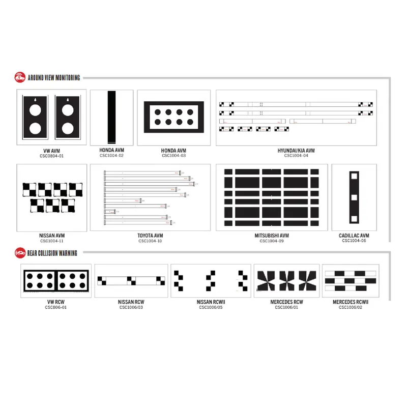 Autel Adasavm1 Standard Frame-Based Around-View Monitoring Calibration Package 1