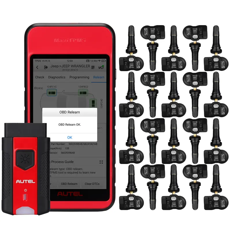 Autel Its600 Maxitpms Tablet Service Kit – Includes 20 Sensors (Usa Version) 1