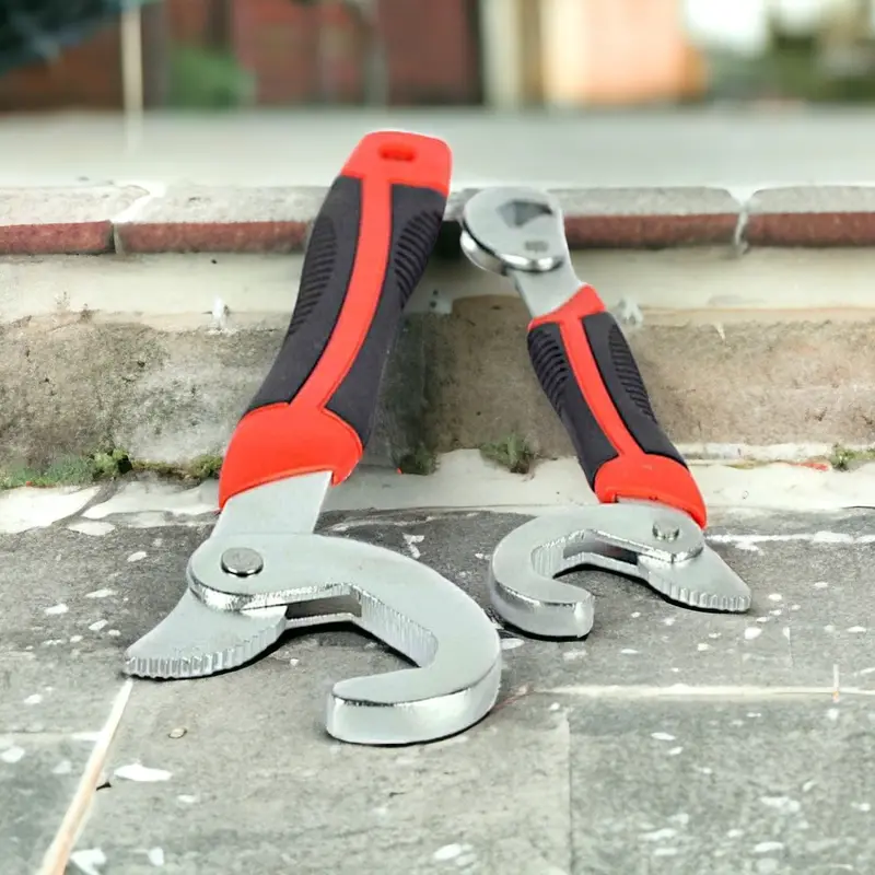 Auto-Adjusting Quick-Grip Wrench – Multi-Function Spanner Tool With Snap-And-Hold Mechanism 1