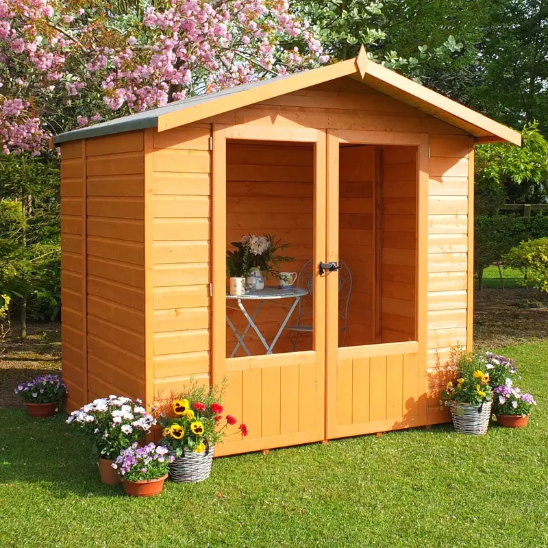 Avance 4'10" X 6'8" Apex Summerhouse – Dip-Treated Shiplap 1