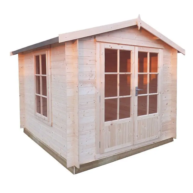 Barnsdale 6' X 6' 10" Premium Apex Log Cabin – 19Mm Log-Clad Exterior 1