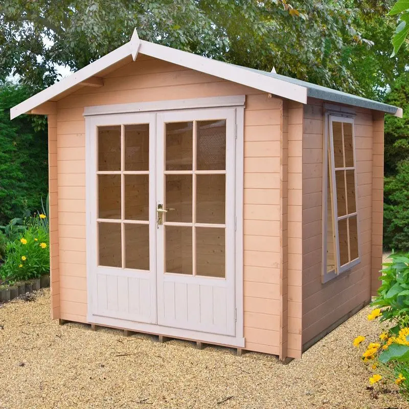 Barnsdale 8' X 8'9" Log Cabin – 19Mm Cladding Tongue & Groove Apex 1