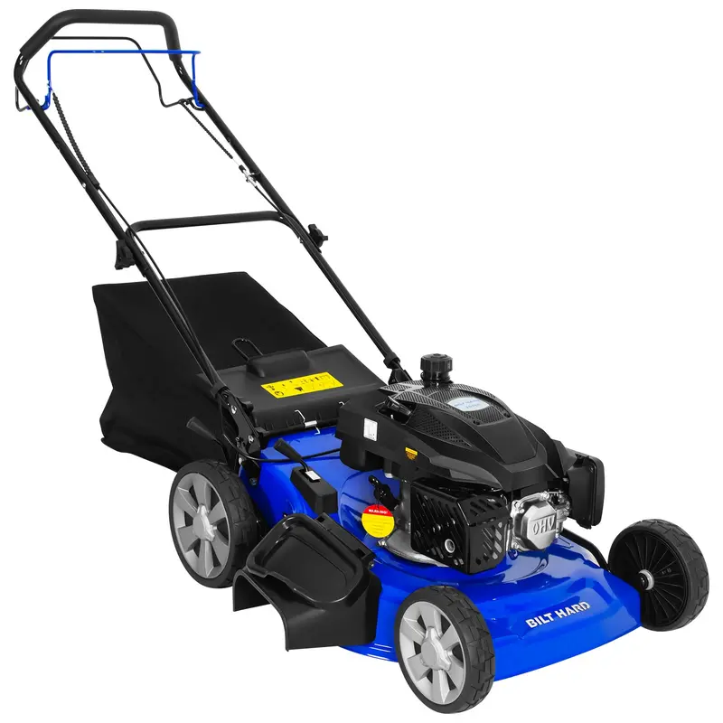 Bilt Hard 21" Self-Propelled Gas Lawn Mower – 201Cc 4-Cycle Engine, 3-In-1 Discharge Options & 8-Position Height Control 1