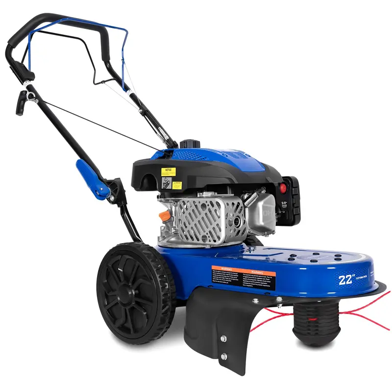 Bilt Hard 22-Inch Self-Propelled String Trimmer Mower – 170Cc 4-Cycle Engine, 10" Flat-Free Wheels 1
